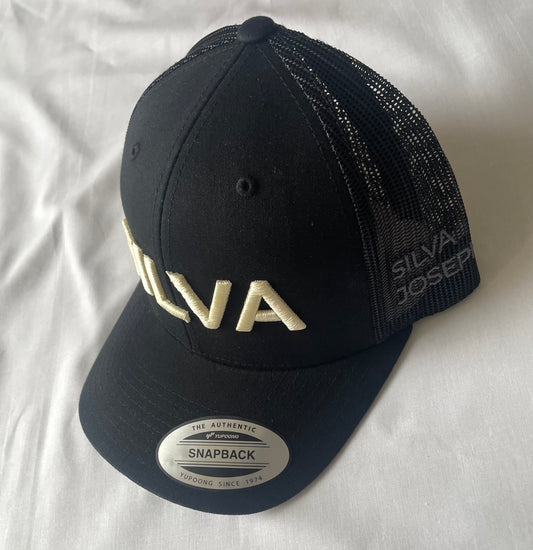 SILVA Logo Cap – Black/Beige/Grey